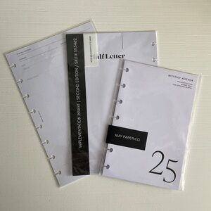 Cloth & Paper Half-Letter + HP Mini Inserts